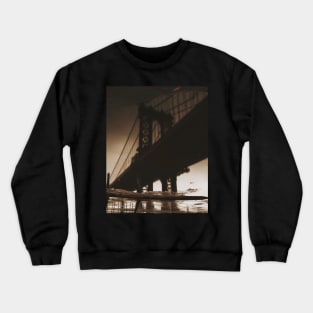 Manhattan Bridge Reflection Crewneck Sweatshirt